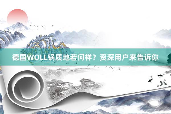 德国WOLL锅质地若何样？资深用户来告诉你