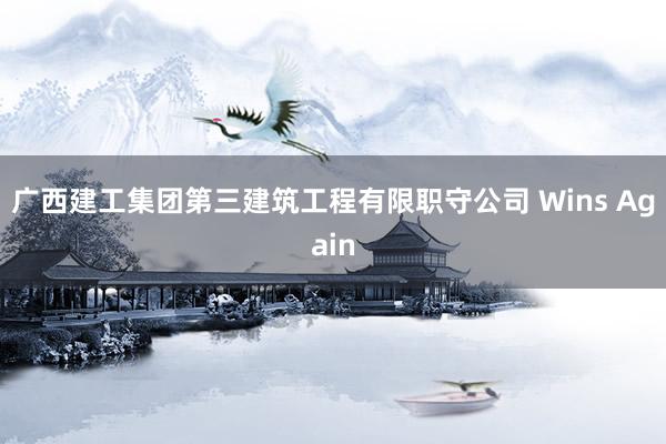 广西建工集团第三建筑工程有限职守公司 Wins Again